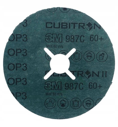 3M Fiber kotúč 987C 125x22 P60 CUBITRON II VLÁKNO NA NEREZ INOX