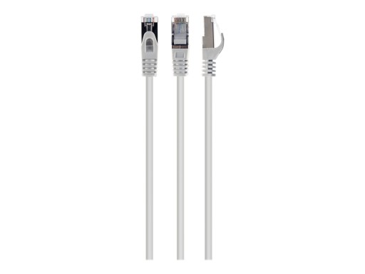 GEMBIRD prepojovací kábel RJ45 cat 6 FTP 0,5m biely