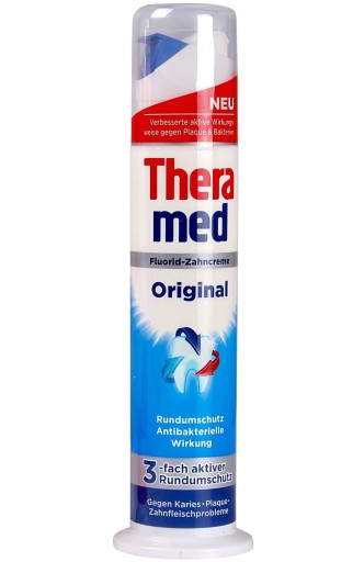 Zubná pasta Theramed Original v tube s pumpičkou, 100 ml DE