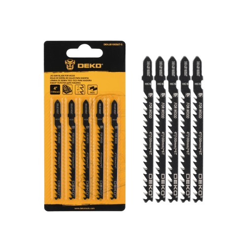 PÍLOVÉ KOTOUČE NOŽE NOŽE NA SKLADAČKU 5 KS HCS OCEL 4'' 100 MM DEKO