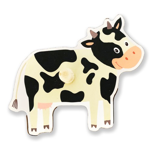 Drevené farmárske puzzle SMILY PLAY Montessori