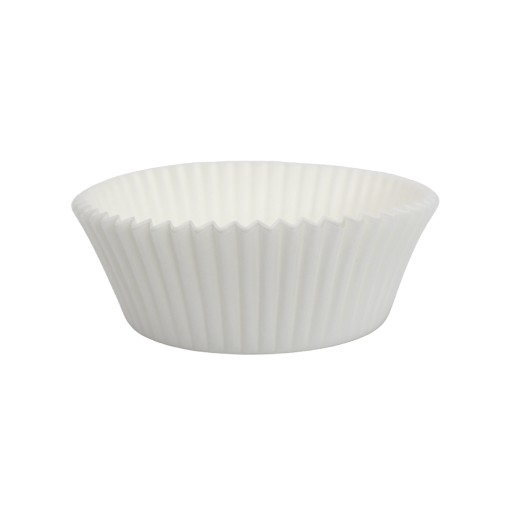 Biele košíčky na muffiny 4x2,1 cm x 100