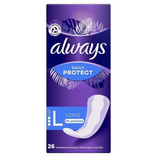 Always Daily Fresh long 0% vôní 26 ks