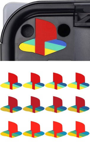 SADA 12 NÁLEPEK S DEKORATÍVNYM LOGOM NÁLEPKY NA KONZOLU PS5 PLAYSTATION 5