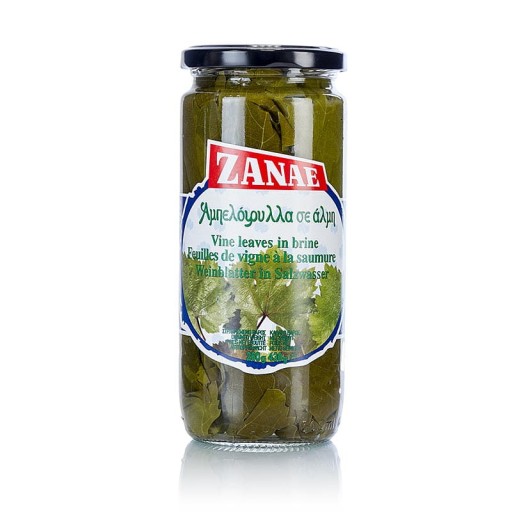Hroznové listy v marináde, Dolmadakia 430g Zanae