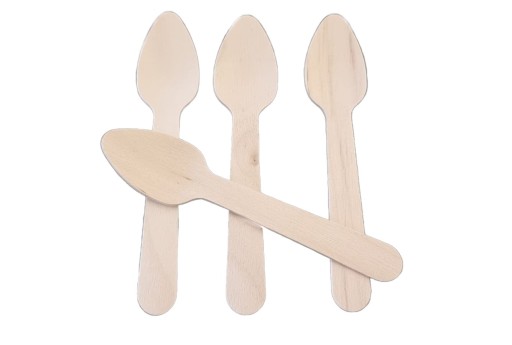 EKOLOGICKÉ DREVENÉ LYŽIČKY 11cm 100ks