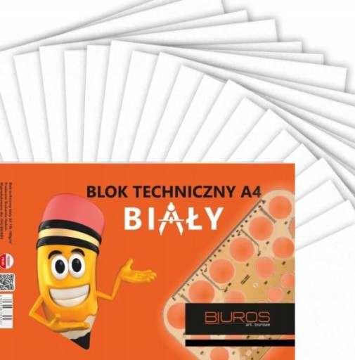 Technická podložka A4 160g 10k biela Office
