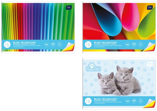 Interprint Color Technical Block A5 20 listov
