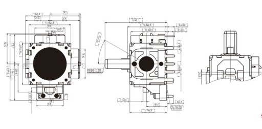 Originálny analógový ovládač V14 3D Dualsense PS5