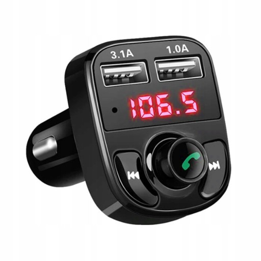FM SD MP3 BLUETOOTH VYSIELAČ 2xUSB NABÍJAČKA