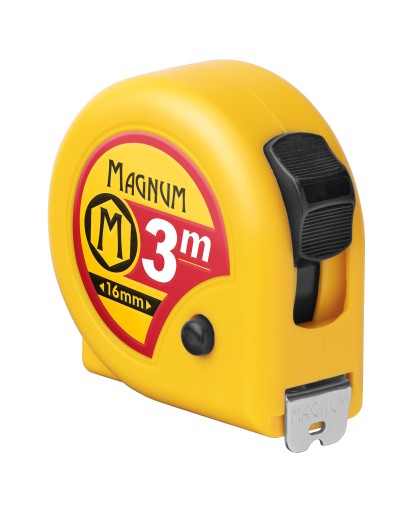 Skladací meter Magnum, profesionálny meter 3m/16mm
