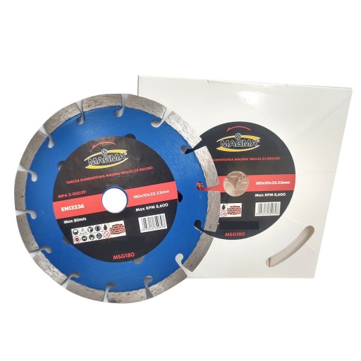 Betónový diamantový kotúč 180x22,2mm MSG180 Magma