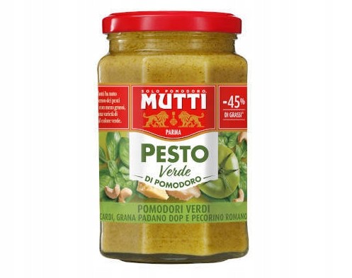 Mutti Pesto Verde pesto zo zelených paradajok 180g