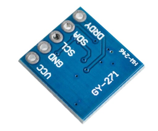 075 GY-271 QMC5883 Arduino elektronický kompas
