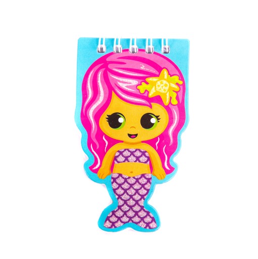 NOTEBOOK MINI NOTEBOOK MERMAID RÔZNE FARBY