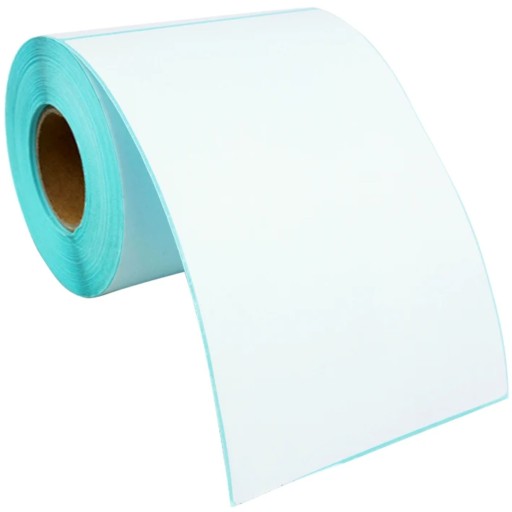TEPELNÉ ŠTÍTKY BIELE 100x150 mm 500 ks Samolepiaca perforácia