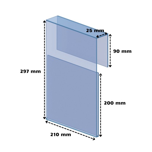 PLAKÁTOVÝ VEŠIAK KRABIČKA PALETA - A4