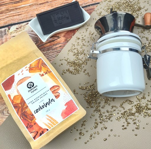 Ochutená zrnková káva, čokoláda, čerstvo pražená Arabica, 150 g