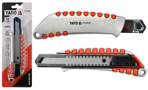 Nôž YATO TAPETOVÝ NÔŽ 18 mm Zlomená čepeľ