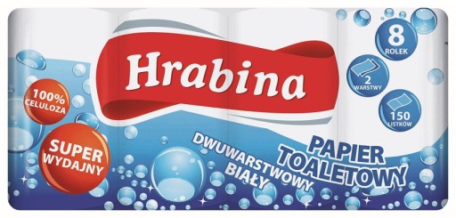 GRÓFKA TOALETNÝ PAPIER 8 roliek BIELA CELULÓZA