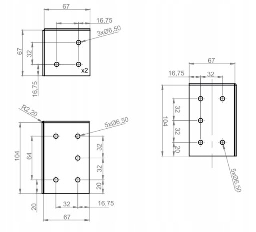 Rohový uholník postele 67 x 67 x 104 strieborný