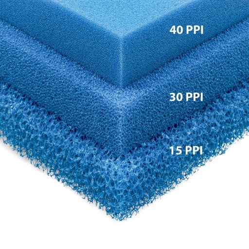 Jemnozrnná filtračná špongia 40ppi 20x13x5cm Happet mechanická patróna