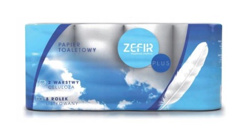 ZEFIR Plus toaletný papier 2w celulóza 15mx 8 ks