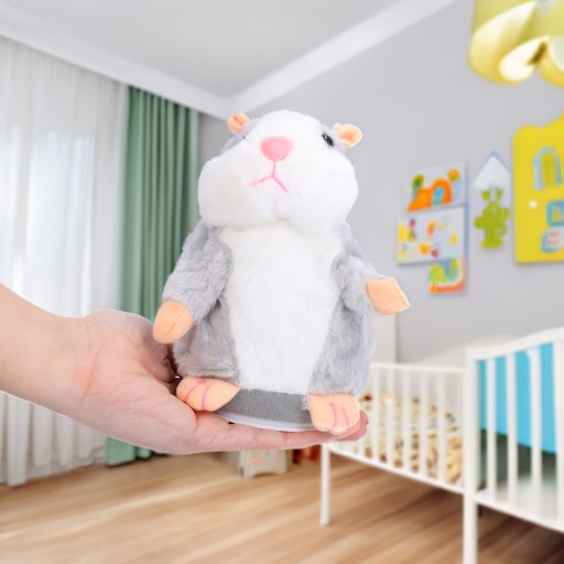 OPAKUJÚCA SA HRAČKA ŠKRČKA pre deti, hovoriaci plyš, maskot klebetníka