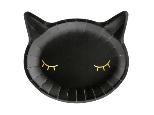 PAPIEROVÉ TANIERE CAT MAČKA ČIERNA 22cm 6 ks
