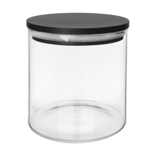 KUCHYŇSKÁ dóza na sypké produkty, potraviny, sklo, s tesnením, 450 ml