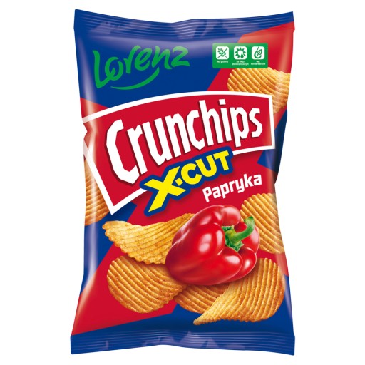 1x 140g CRUNCHIPS X-Cut Pepper