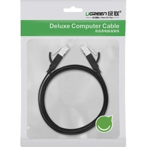 Ugreen sieťový kábel NW101, plochý ethernetový kábel, RJ45, 1m, Cat 6 UTP
