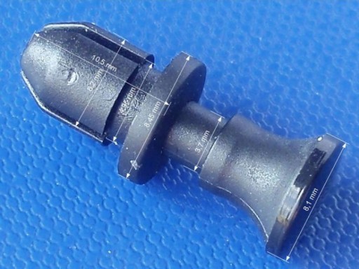 10x Honda Clip pin 6 kryty kapotáže motocyklov