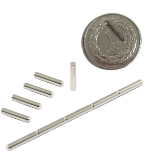 NEODYMIOVÉ MAGNETY MW 2x10 / N38 - 10 KS
