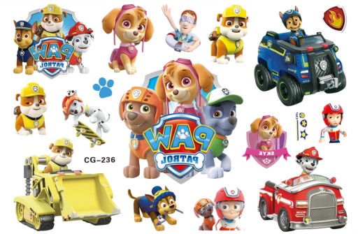 Umývateľné tetovanie pre deti PAW PATROL PAW CG236