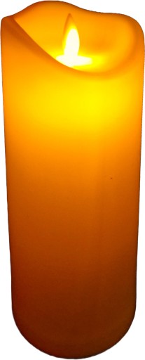 SVIEČKA, LED VLOŽKA DO SVIEČKY, POHYBLIVÝ PLAMEŇ, PREVÁDZKA NA BATÉRIE R6
