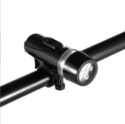 PREDNÁ LED LAMPA NA BICYKEL + DRŽIAK NA FĽAŠU