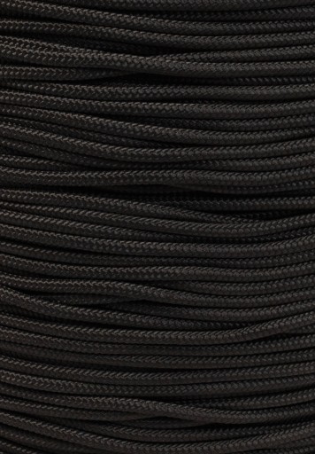 POLYPROPYLÉNOVÉ LANO opletené čierne 6mm 10M