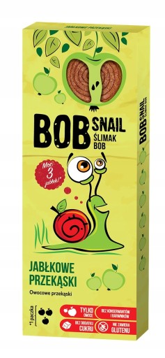 BOB Ślimak SNAIL ovocný snack jablko 30 gr