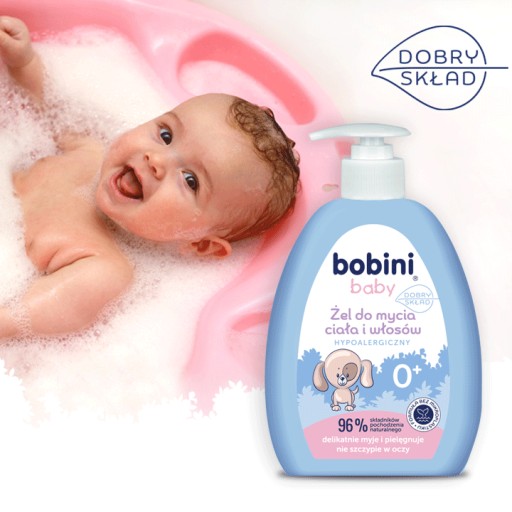 Bobini Baby umývací gél na telo pre bábätká 300 ml