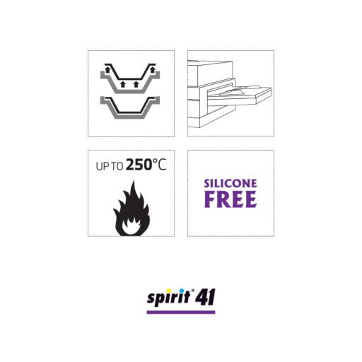 Sprej SPIRIT 41 proti priľnavosti bez silikónu uľahčuje vyberanie z foriem