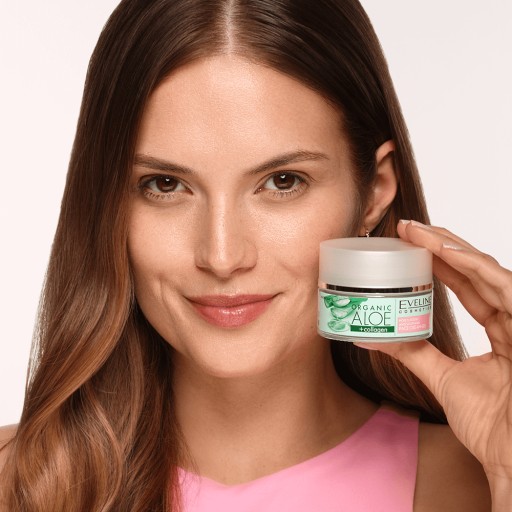 Eveline Cosmetics Organic Aloe pleťový krém-gél