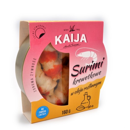 Krevety so surimi v rastlinnom oleji LOTYŠSKO 160 g