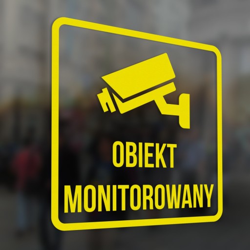Monitorované zariadenie - nálepka 10x10, monitorovanie