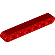 LEGO Technic Liftarm 1x7 32524 červená - 4 ks