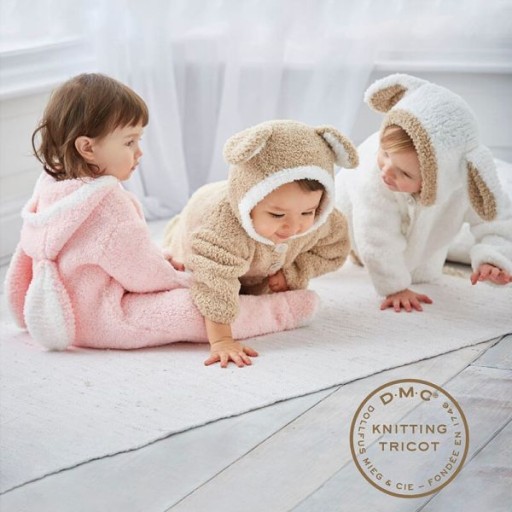 DMC TEDDY kožušinová priadza 311 hnedá