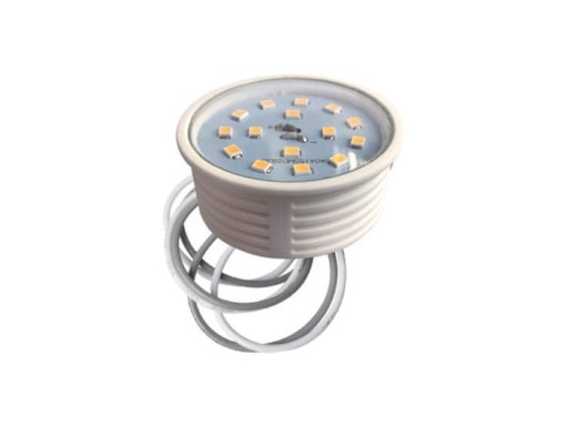 LED svietidlo 50mm 5W 230V ploché studená biela