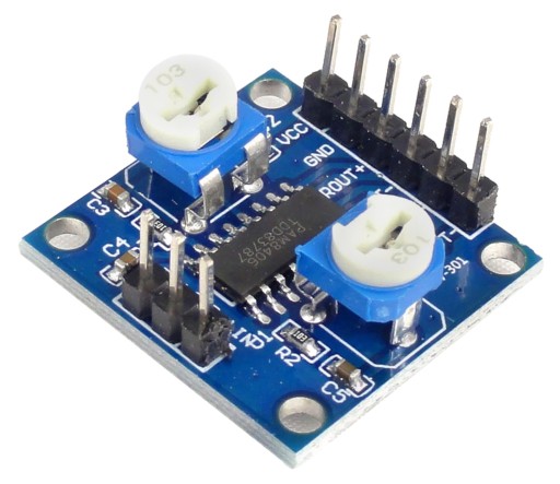 Modul STEREO audio ZOSILŇOVAČ 2x5W PAM8406 2,5-5V