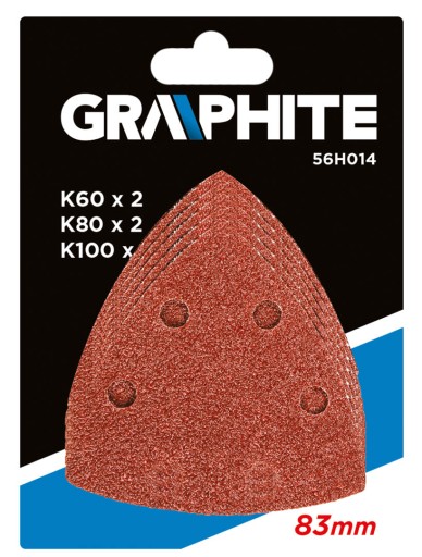 Brúsne papiere so suchým zipsom, 83 x 83 x 83 mm K60
