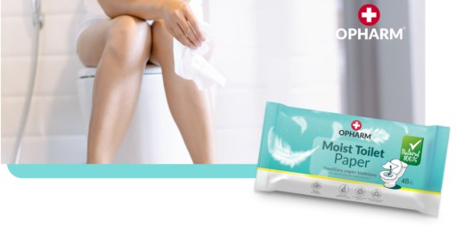Opharm Toilet Wipes vlhčený toaletný papier 1x48 ks.